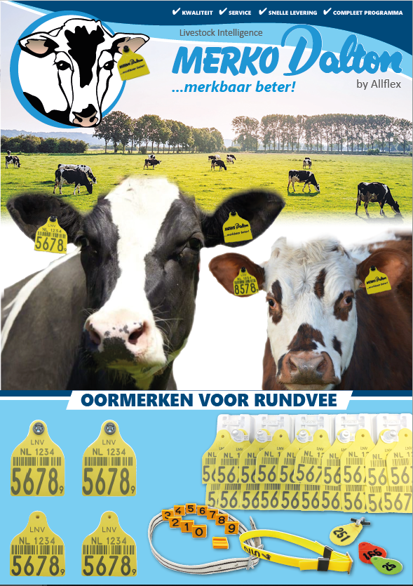 Nieuw en verbeterd oormerk voor Rundvee!